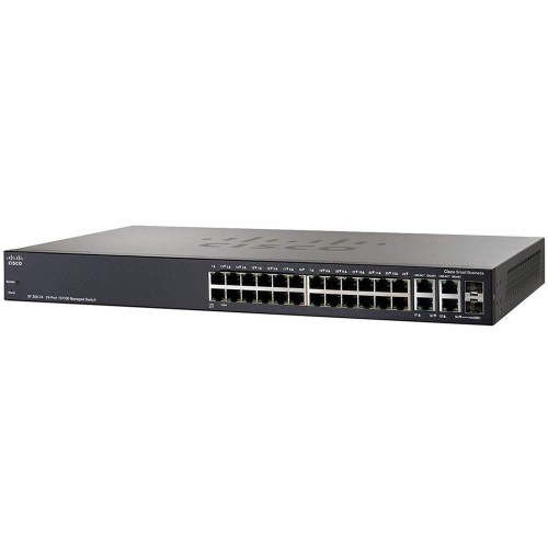 Cisco SF350-24P-K9-EU 24-Port 10/100 PoE Managed Switch