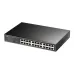 Front view of the Cudy GS1024 Switch showing 16 Ethernet ports with LED indicators for network activity and status.