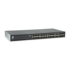 Levelone GES-2451 24GE W/4 Shared SFP Web Smart Switch