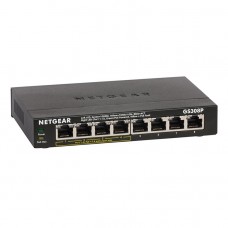 Netgear GS308P 8-Port Gigabit Ethernet Unmanaged Switch with 4-Port PoE