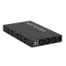 Rear perspective view of Netgear M4350-12X12F (XSM4324) 24 Port Managed Switch highlighting rear connectivity, power ports, and cooling vents