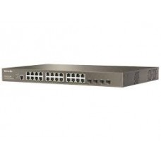 Tenda TEG3224P 24-Port 10/100/1000 Mbps + 4 Shared SFP PoE Managed Switch