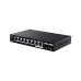 Tenda TEM2010X 2.5G Ethernet switch with 8 RJ45 ports and 2 10G SFP+ ports, angled view 