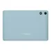 Rear view of Teclast P35 tablet showing the dual-camera setup and light blue back panel.