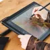 Close working view of Wacom Cintiq 16 DTK168 Graphics Tablet showing stylus input and on-screen artwork