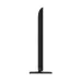 Side profile of Haier 50P7 PRO Google TV highlighting slim vertical design with textured surface and screw points.