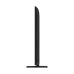 Side profile of Haier 75P7 PRO Google TV highlighting slim vertical design with textured surface and screw points.