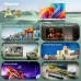 Promotional view of Hisense 32A4S 32 inch Smart TV highlighting features like Dolby Audio, Game Mode, and WiFi built-in.