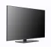 Front angled view of LG 55UR761H Hotel TV showing slim design and rectangular base stand with screen off.