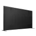 Rear view of the Sony Bravia 9 K-75XR90 TV showing grid-textured back panel, mounting brackets, and bottom support feet.