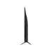 Side view of the TCL 43P7K TV highlighting slim profile and HDMI, USB, and AV ports for versatile connectivity.