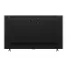 TCL 75C6K rear view with textured panel, dual speaker vents, wall mount support and sturdy dual stand legs