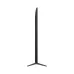 TCL 75C6K slim side view structure with balanced dual legs and clean flat design for stability