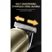 Close-up of ENCHEN Beardo 3 Trimmer self-sharpening stainless steel blades with safety-focused design.