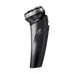 ENCHEN BlackStone Max electric shaver side view with ergonomic black and silver design.