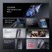 Infographic showing Oraimo shaver features: 13000RPM motor, IPX7 waterproof, smart chip, and iF Design Award 2025 logo.