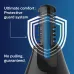 Close-up of Philips NT3650/16 3000 Series Nose Trimmer head showing protective guard system for comfort.