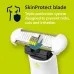 Close-up of Philips OneBlade QP1924/20 Intimate Trimmer SkinProtect blade with triple protection against nicks and cuts.