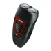 Philips PQ182 electric shaver with dual rotary heads, black and red design