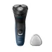 Philips S1151-03 electric shaver with three rotary heads and protective head cover.