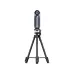 EMEET E5258 conference camera mounted on tripod, featuring compact design, wide-angle lens, and stable setup for video calls