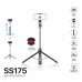 Fantech SS175 selfie stick tripod with Bluetooth remote, 360 swivel, and auto pop-up tripod fully extended