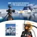 K&F Concept KF09.167 VA3+BV70 Aluminum Alloy Fluid Head Video Tripod rotational adjustment