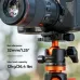 K&F Concept KF31.042V1 BH-32L Tripod Ball Head with quick-release plate and adjustable control knobs.