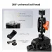 K&F Concept KF31-100 360° universal ball head with phone clip and action camera adapter.