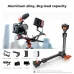 K&F Concept KF31-200-MS-33 aluminum alloy magic arm with 2kg load capacity for cameras, lights and monitors.