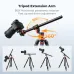 K&F Concept MS-105 Overhead Tripod Extension Arm mounted on tripods at multiple shooting angles.