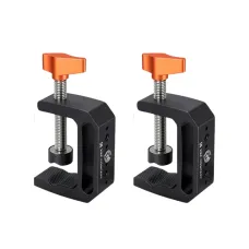 K&F Concept KF31.224 MS-37 Aluminum C-Clamp Desk Mount Holder (2-Pack)