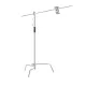 K&F Concept KF34.037 KF34.037 Stainless Steel Heavy Duty C-Stand with Boom Arm