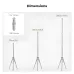 K&F Concept KF34.044 Heavy Duty Stainless Steel Light Stand dimension