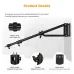 K&F Concept KF34.048 Adjustable Wall-Mount Triangle Boom Arm (51.18″/130cm)