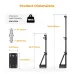 Dimensions of K&F Concept KF34.049 Wall-Mount Triangle Boom Arm