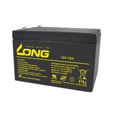 LONG LG7-12 12V 7Ah Rechargeable Sealed Lead Acid Battery