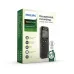 Retail package of Philips DVT1160 Digital Voice Recorder highlighting features like PCM recording and 8GB memory.