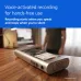 Desk view of Philips DVT1170 Voice Recorder with voice-activated recording feature for hands-free use.
