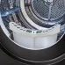 Close‑up of the LG TD‑H10VBD 10 kg Dryer lint filter inside the shiny stainless‑steel drum.