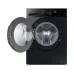 Front view of Samsung 9 KG Washing Machine with open circular door revealing stainless steel drum.