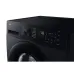 Front angled view of Samsung 9 KG Washing Machine with black body, rotary dial, and digital display showing wash settings.