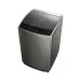 Front view of Sharp ES-F160G2 16 KG Washing Machine with sleek metallic body, black lid, and digital control panel.