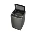 Top view of Sharp ES-F160G2 16 KG Washing Machine with lid open showing drum and electronic control buttons.