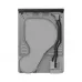 Rear view of Sharp KD-HT9JP-G 9KG Dryer showing molded back panel with hoses and drainage system layout.
