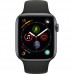 Apple Watch Series 4 (MU6D2LL/A) GPS, 44mm, Space Gray Aluminum, Black Sport Band