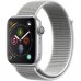Apple Watch Series 4 (MU6C2LL/A) GPS 44mm Silver Aluminum Seashell Sport Loop