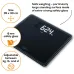 Beurer GS 410 Digital Body Weight Scale, angled view highlighting slim safety glass platform and large digital screen
