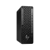Front angled view of HP Z2 SFF G1i Workstation with lattice design, optical drive, USB ports, and compact form factor.