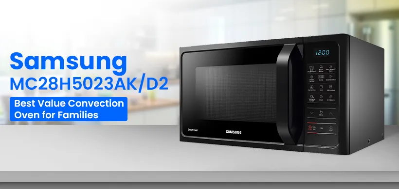 Samsung MC28H5023AK/D2 | Best Value Convection Oven for Families